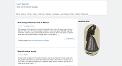 Desktop Screenshot of learnspanishlearnspanish.com