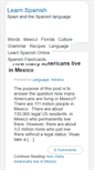 Mobile Screenshot of learnspanishlearnspanish.com